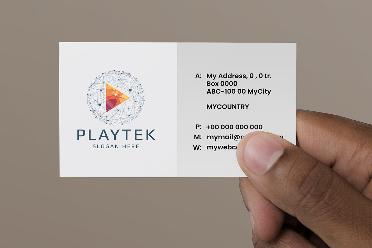 Colorful Play Symbol Logo Template, a Branding & Logo Template by Design_Planet (Photo 4 of 5)