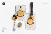 Wax Seal Card Mockup, a Product Mockup by Custom Scene (Thumbnail 2 of 11)