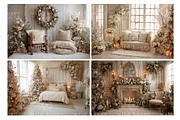 Christmas Digital Backdrops, BUNDLE, a Layer Style Add-On by Wild Honey Design Co. (Thumbnail 3 of 6)