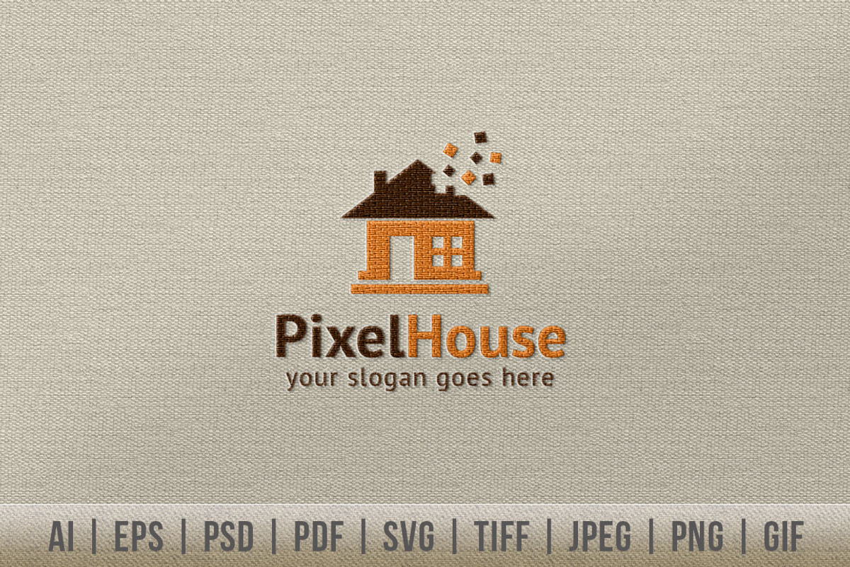 Pixel House Logo, a Branding & Logo Template by Dotnpix (Photo 1 of 5)