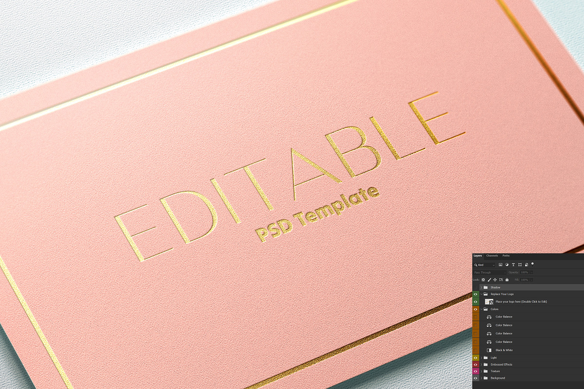 Luxury Golden Embossed Logo Mockup, a Product Mockup by INTENTFX (Photo 8 of 8)