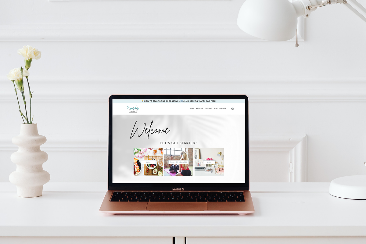 Coaching Website Design Template, a Websites & App Template by Cosmic Design (Photo 6 of 9)