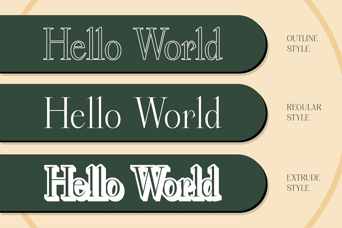 Chavler 3D, a Serif Font by Craft Supply Co. (Photo 7 of 8)