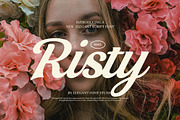Risty Script Font, a Script Font by Elegant Font (Thumbnail 1 of 8)