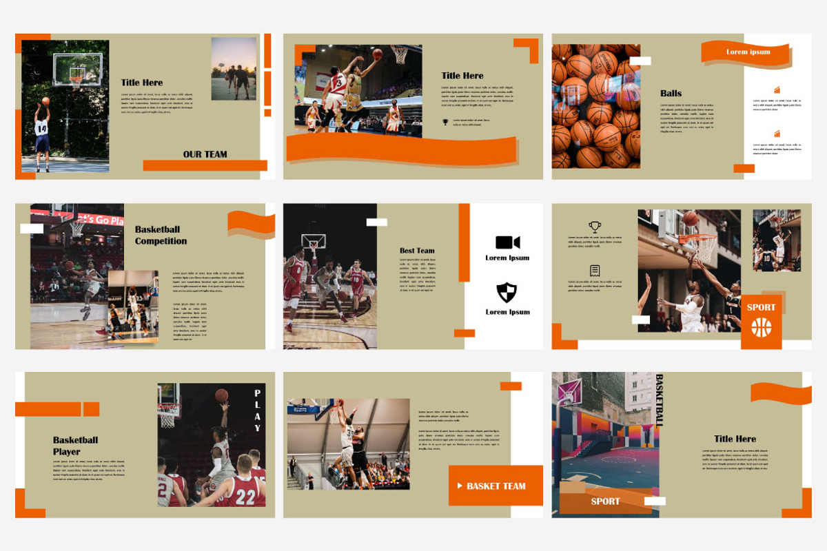 Basketball Sport - Creative Powerpoint
