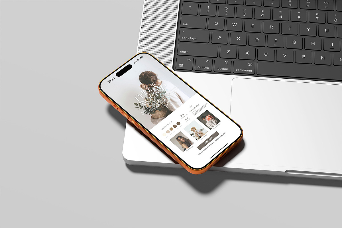 iPhone 17 Pro Mockup, an iPhone Mockup by graphicsecond (Photo 5 of 6)