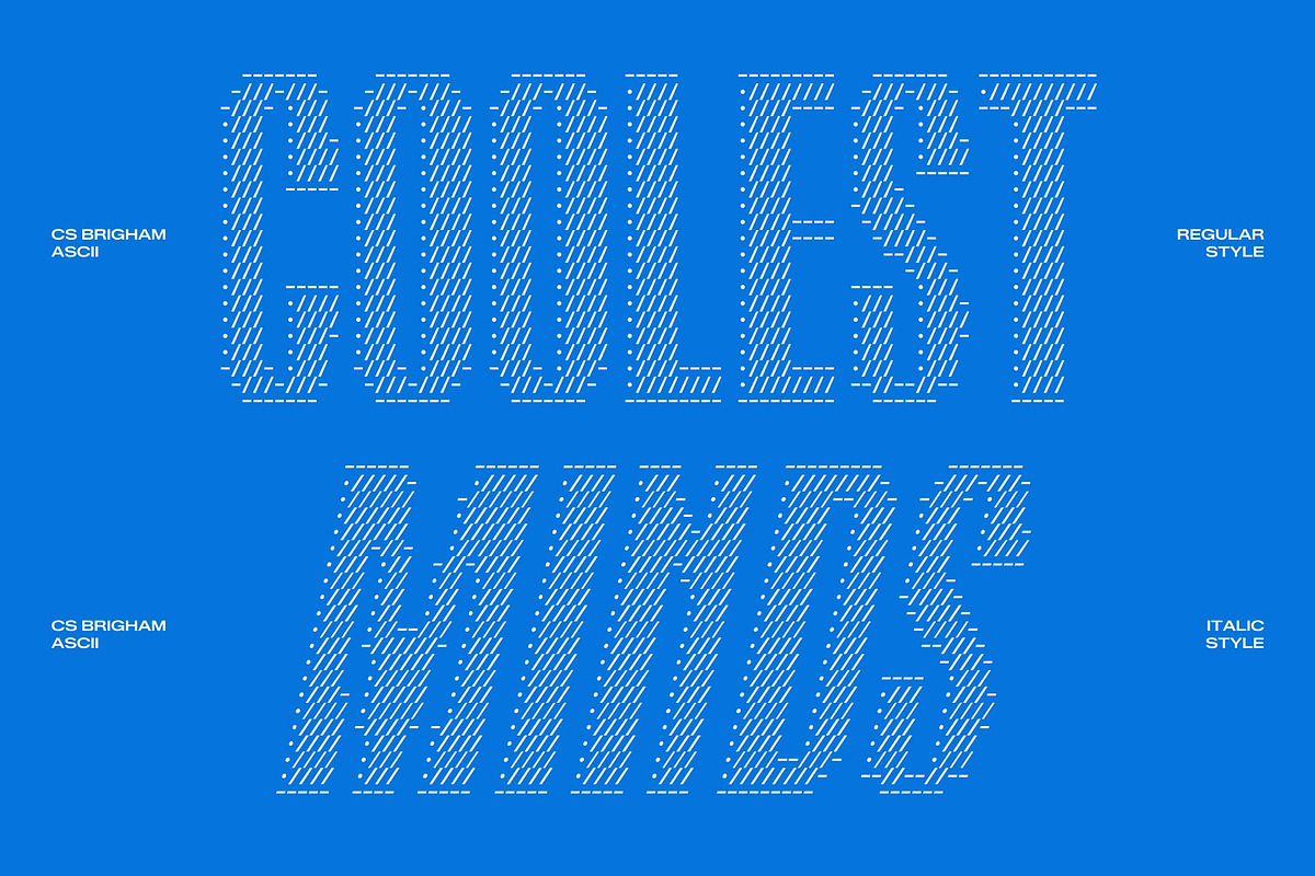 CS Brigham Ascii, a Sans Serif Font by Craft Supply Co. (Photo 3 of 8)