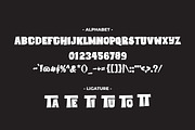 Wambo Thick Display Font, a Sans Serif Font by Sundaylab (Thumbnail 2 of 4)