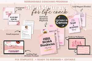 Mini Course for Female Life Coach, a Templates & Theme by bellaROSEworkshop