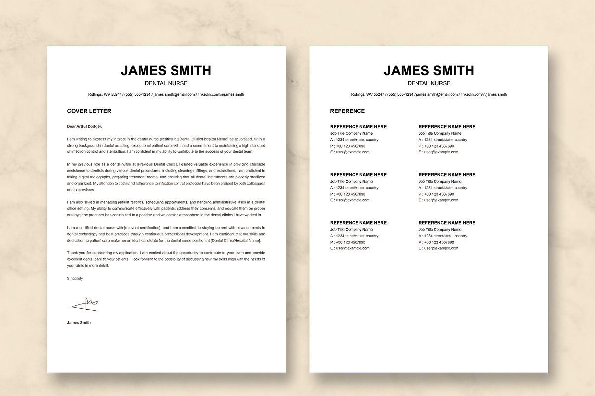 Dental Nurse Resume Template preview 4