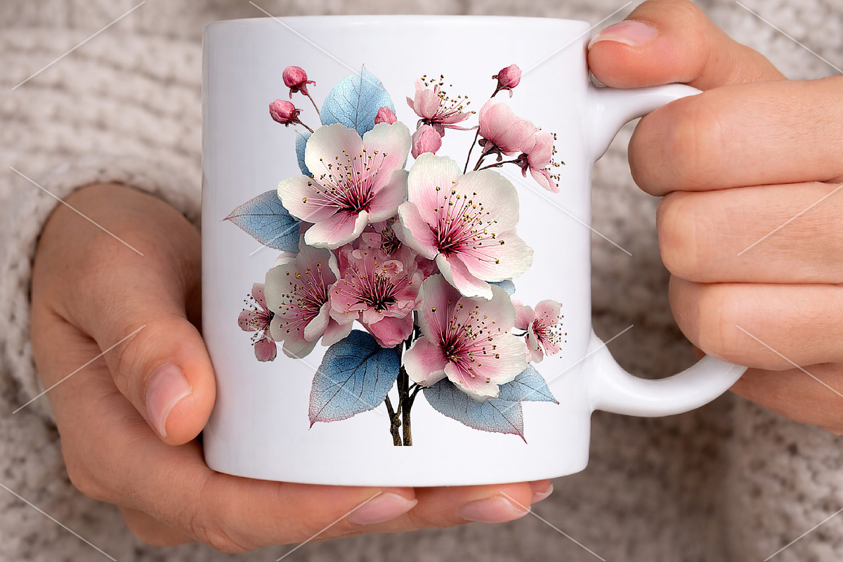 Whimsical Spring Floral Clipart, an Illustration by Canvas Craft (Photo 5 of 7)