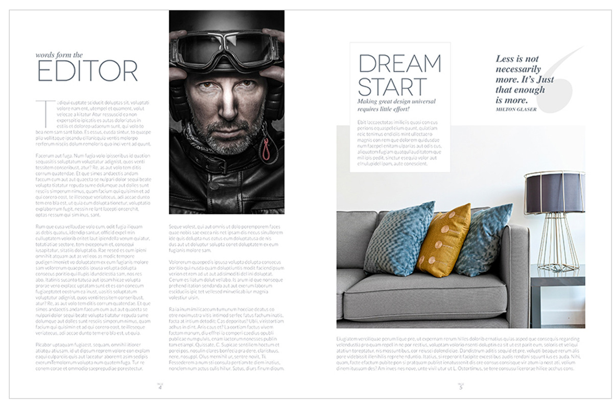 Magazine Template InDesign 13, a Magazine Template by Love Graphic Design (Photo 11 of 20)