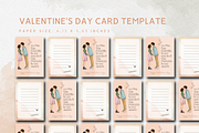 VALENTINE'S DAY CARD CANVA TEMPLATE, a Card Template by The Little Lily Studio (Thumbnail 3 of 5)