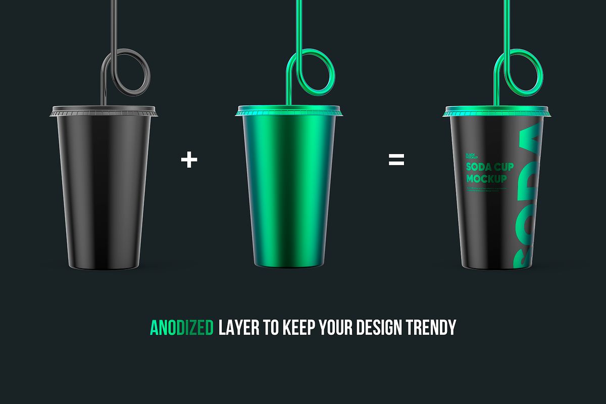 Soda cup mockup, a Cups & Container Mockup by BlackMockup (Photo 6 of 8)