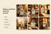 Tote Bag Golden Hour Mockups Vol. 1, a Merchandise Mockup by Motion-Box (Thumbnail 2 of 4)