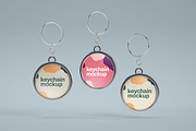 Silver & Card Keychain Mockup Set, a Product Mockup by Deeplab (Thumbnail 4 of 15)