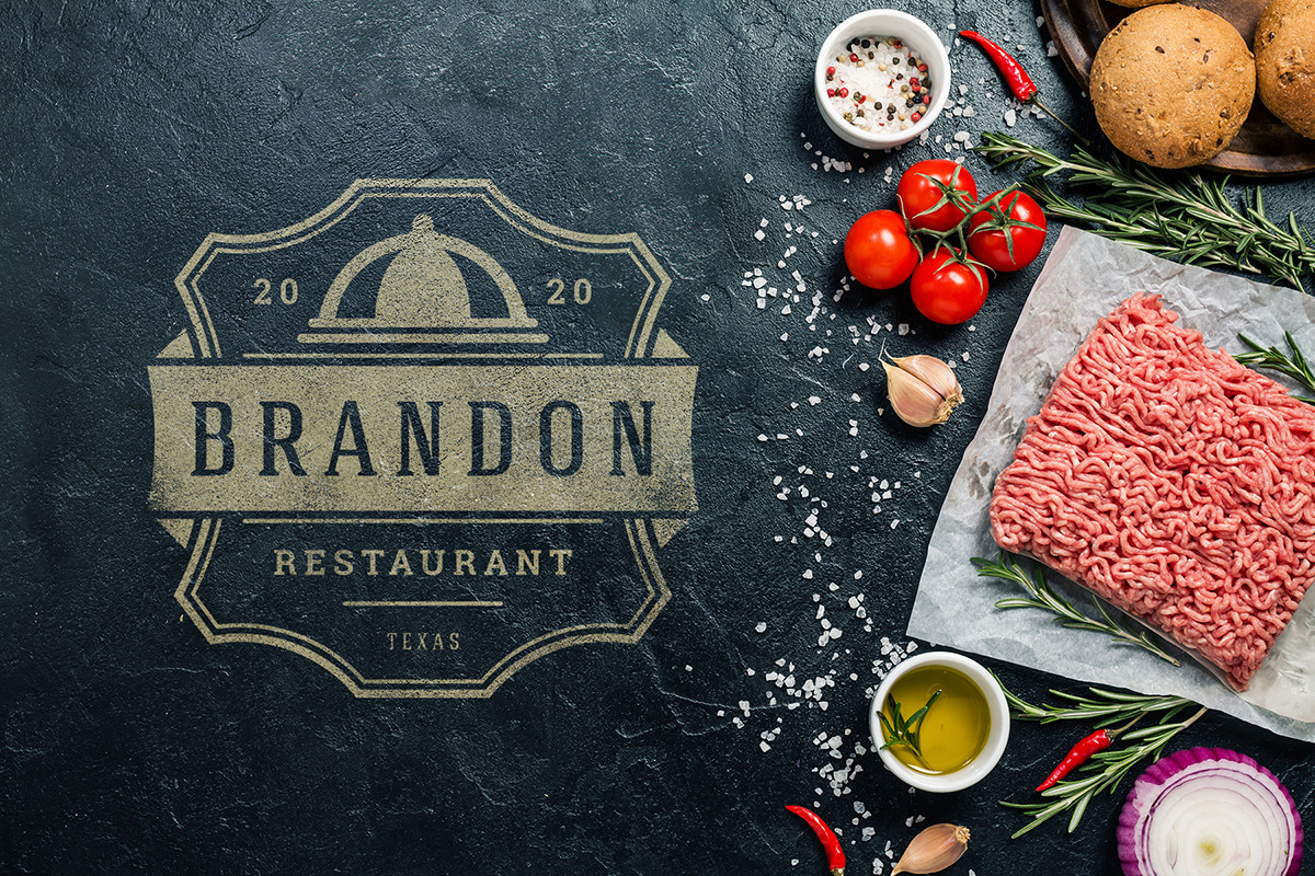 Restaurant Logos & Badges Bundle, a Branding & Logo Template by Vasya Kobelev (Photo 47 of 54)