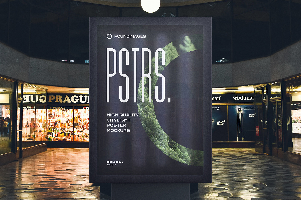 Poster outdoor indoor mockup bundle, an Advertising Mockup by FoundImages (Photo 32 of 64)