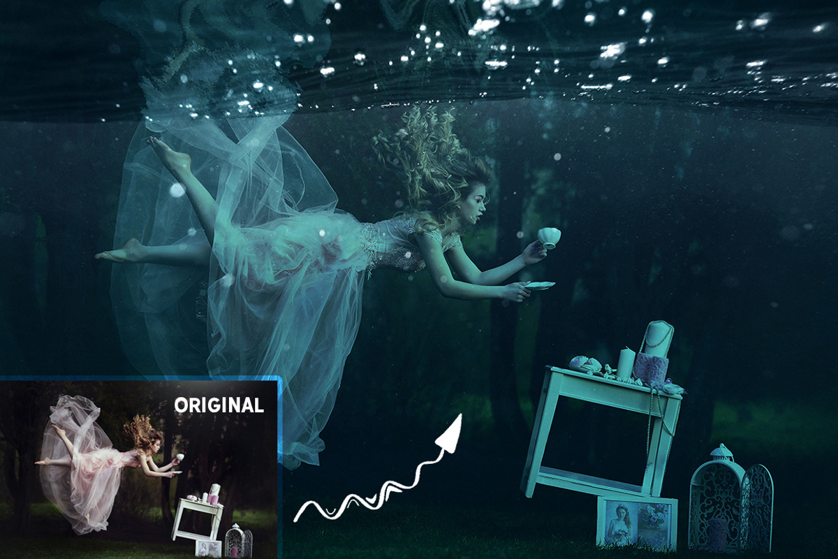 Underwater Photoshop Effect, a Plug-in Add-On by PhotoSpirit (Photo 2 of 6)