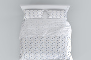 Bedroom and Bed Linen Mockup Set, an Apparel Mockup by Seven Lights (Thumbnail 6 of 10)