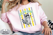 Striped See Ya Soon Funny Raccoon P, an Illustration by Daily.Designs (Thumbnail 4 of 5)