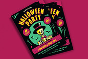 Retro Halloween Party Event Flyer, a Flyer Template by VectorVactory (Thumbnail 3 of 3)