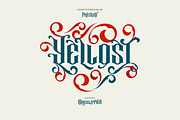 Yellost Font, a Blackletter Font by creativemedialab (Thumbnail 1 of 8)