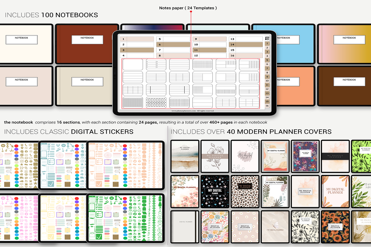 ADHD-Friendly Digital Planner 2025, a Templates & Theme by Plamarplanners (Photo 8 of 10)