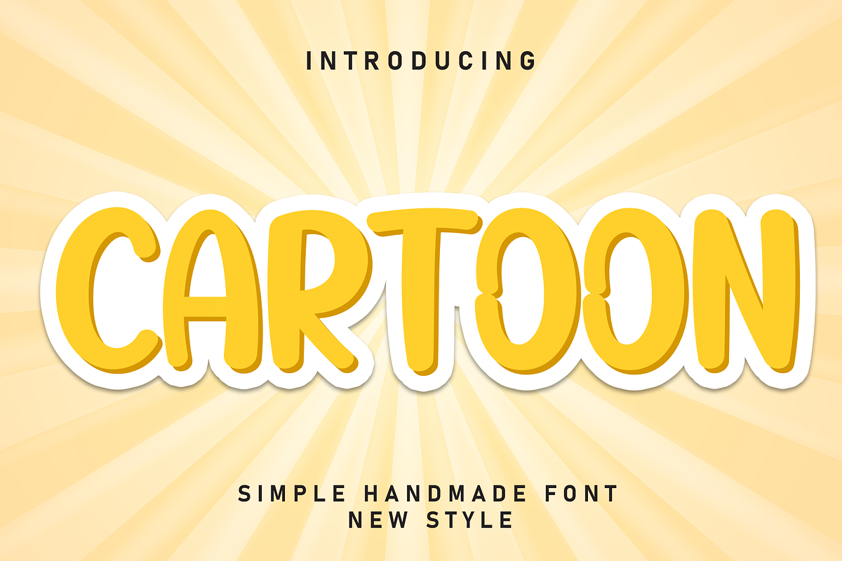 Cartoon | Script Font, a Script Font by Scratchones (Photo 1 of 8)