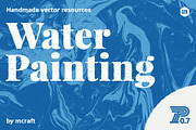 Water Painting Texture Background, a Texture Graphic by RoxanaMihis (Thumbnail 1 of 7)