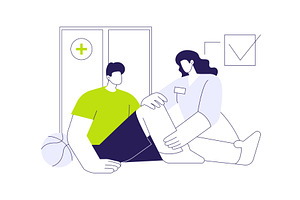 Orthopaedic sports medicine abstract, a Healthcare Illustration by Visual Generation