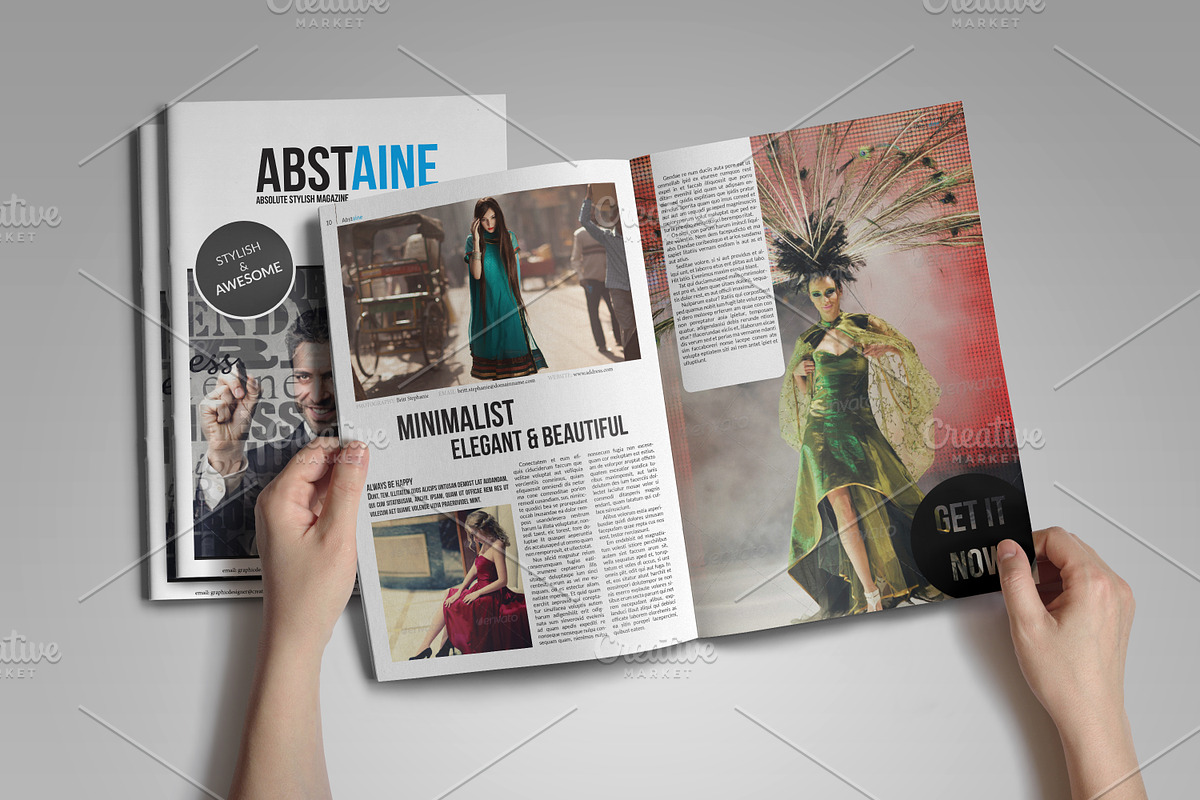 Absolute Stylish Magazine template, a Magazine Template by GreenDesign (Photo 2 of 5)
