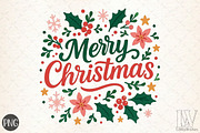 Merry Christmas Png, Christmas Quote, an Illustration by Libby Wishes (Thumbnail 1 of 6)