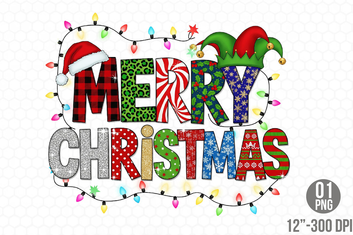 Christmas PNG Digital Design, an Illustration by Designking (Photo 1 of 4)