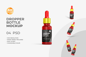 Dropper Bottle Mockup, a Packaging Mockup by Adstart