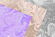 Pastel Marbled Paint Pattern Set, a Pattern Graphic by Gen Aumonier (Thumbnail 6 of 10)