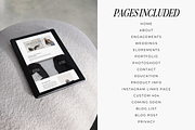 Photographer Showit Website Template, a Landing Page Template by Blush Created (Thumbnail 3 of 20)