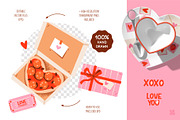 Cute Valentine’s Day Clipart Set, an Object Graphic by vik.stock (Thumbnail 6 of 6)