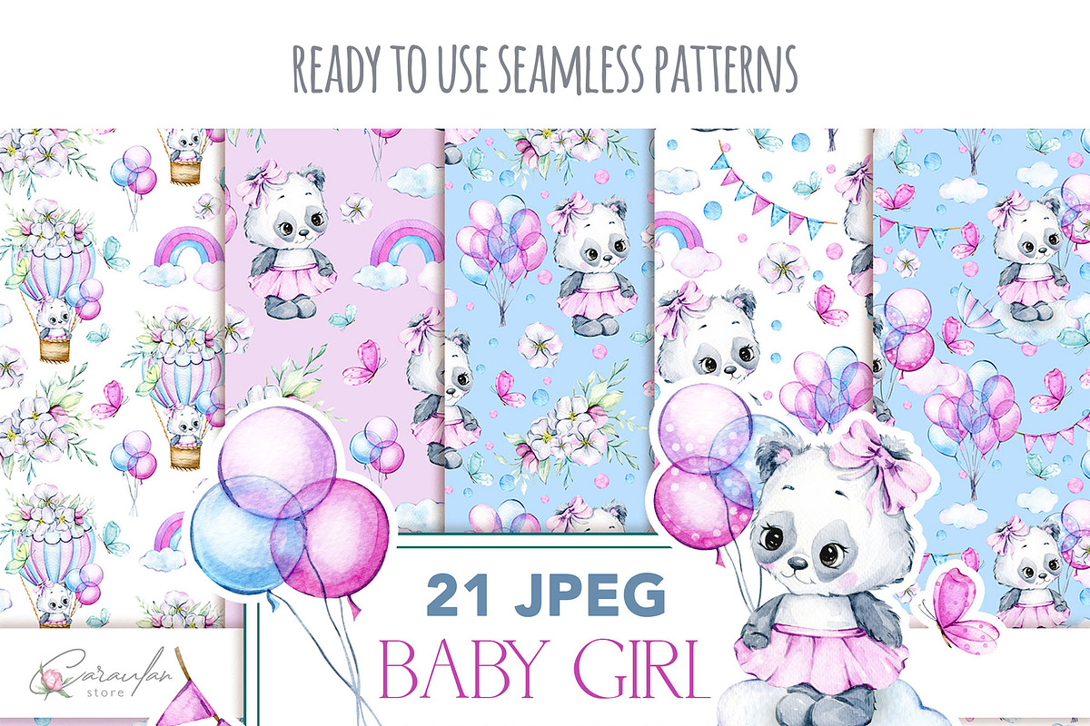 Nursery Clipart, baby shower clipart, an Animal Illustration by CaraulanStore (Photo 6 of 8)
