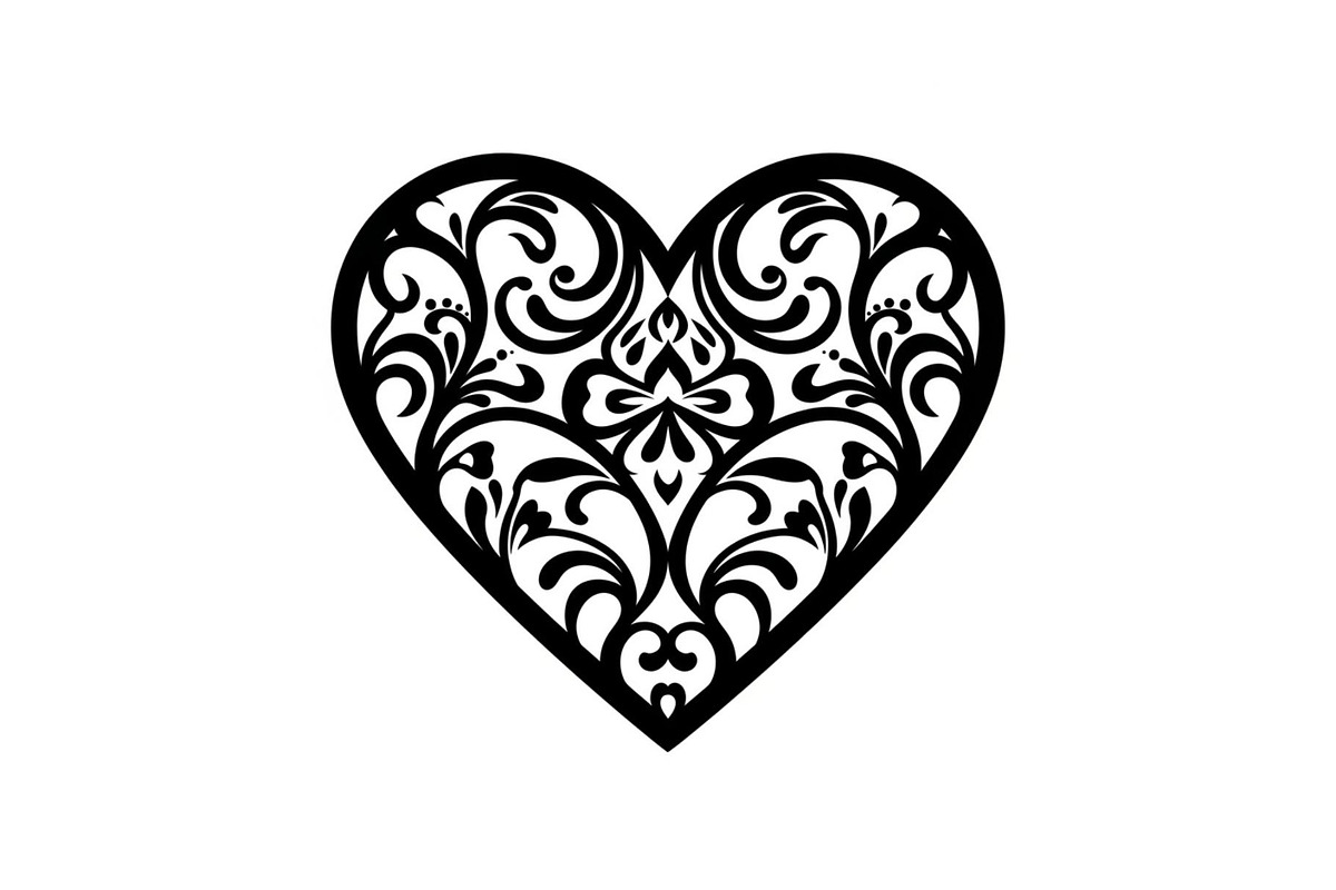 Ornate Heart Vector Bundle, an Illustration by Designs_River (Photo 8 of 51)