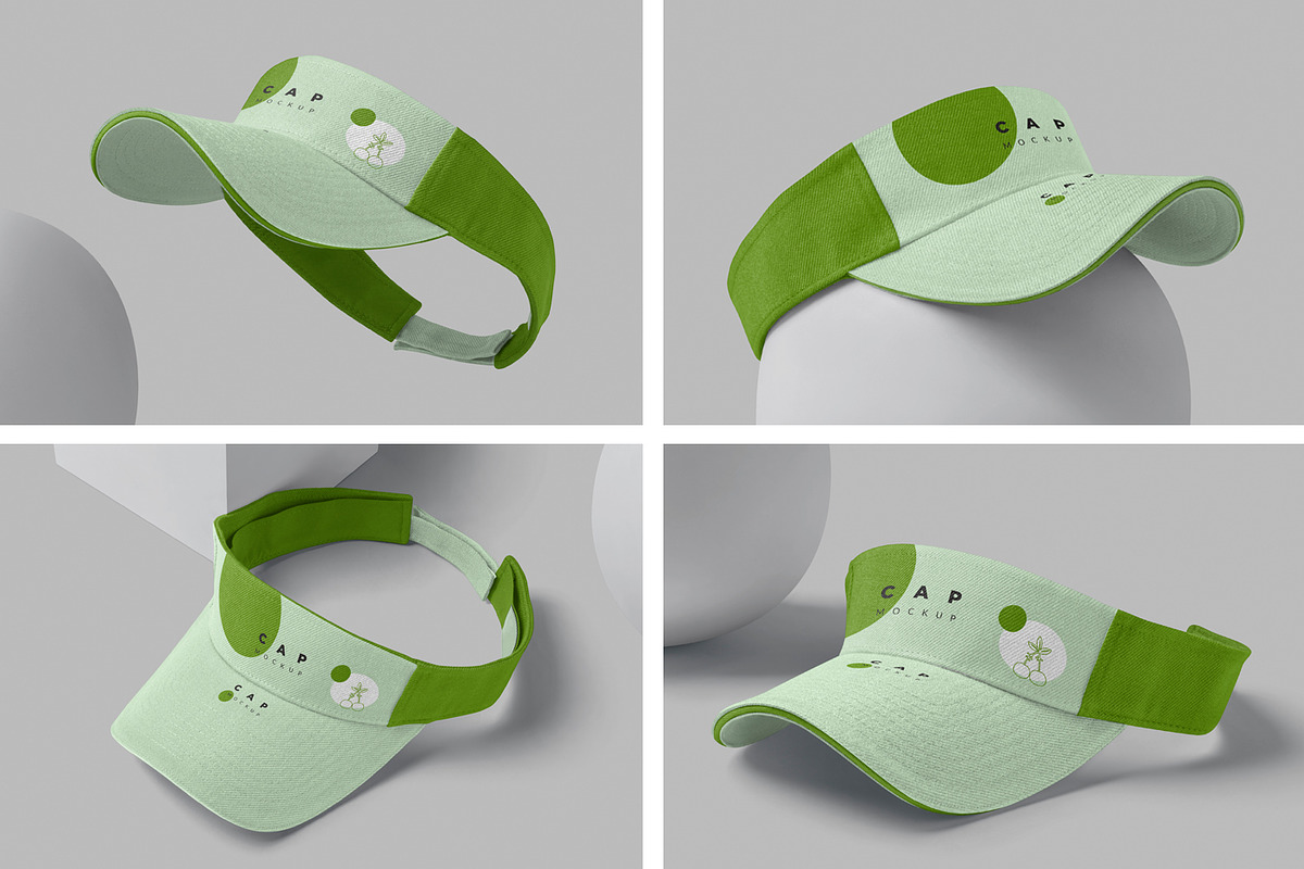 Tennis Cap Mockups, a Hat Mockup by DesignNeutrons