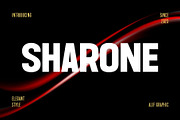 Sharone - Modern Sans Typeface, a Sans Serif Font by Font Kingdom (Thumbnail 1 of 7)