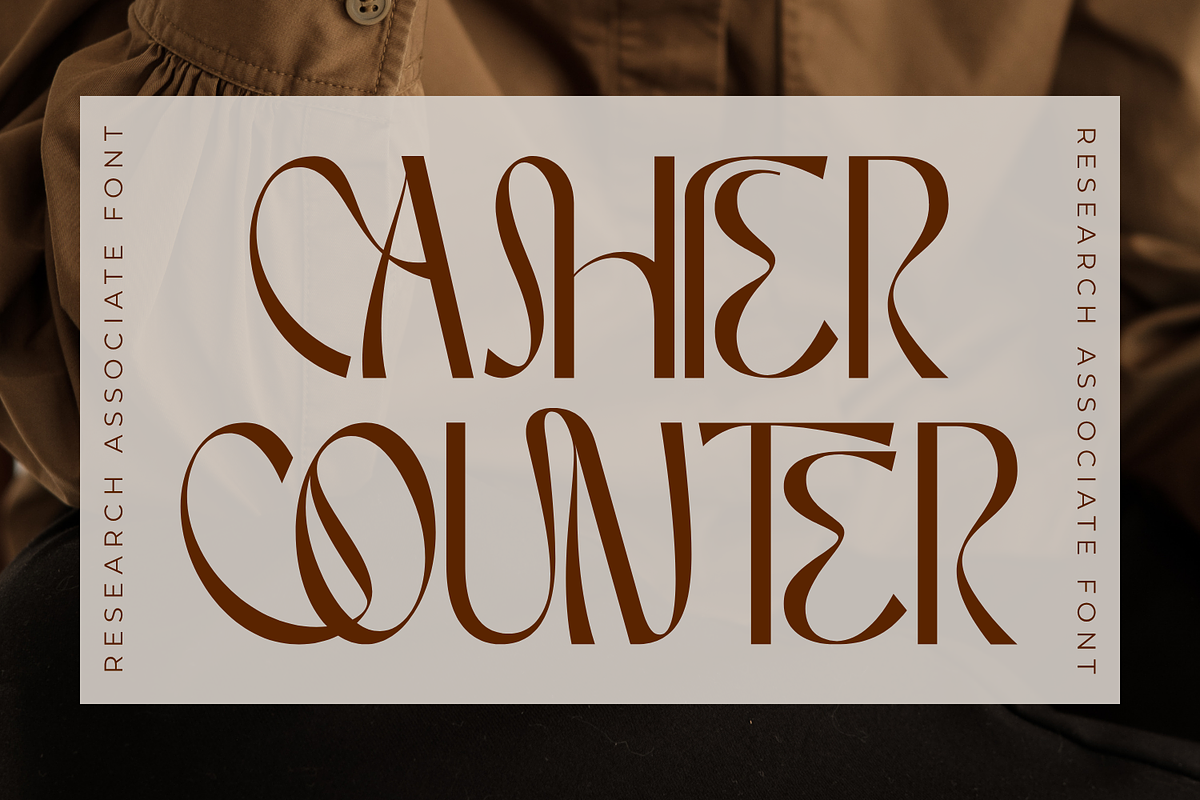 RESEARCH ASSOCIATE - LUXURY FONT, a Sans Serif Font by 177Studio (Photo 6 of 8)