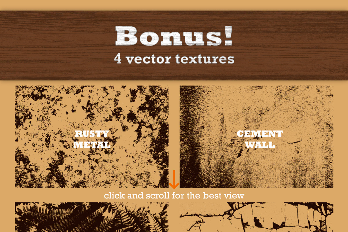18 Real Wood Vector Textures, a Texture Graphic by Artem Vorotnikov (Photo 6 of 6)