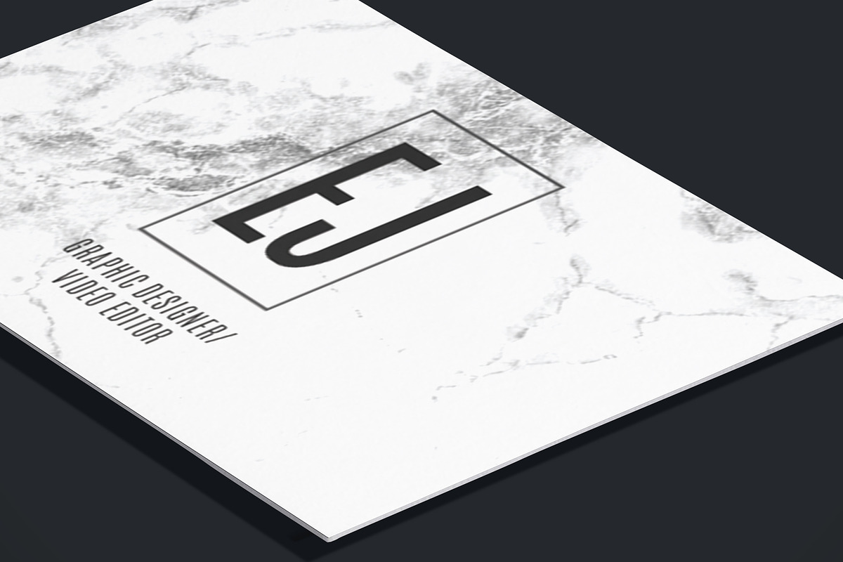 White marble bussiness card template, a Business Card Template by MH Design Template (Photo 8 of 10)