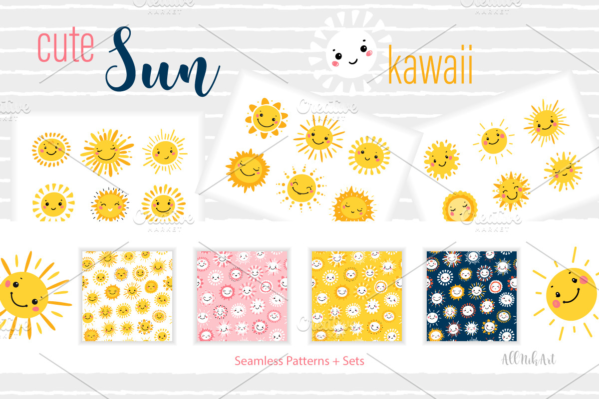 Happy Cute Sun, an Illustration by AllNikArt (Photo 1 of 3)