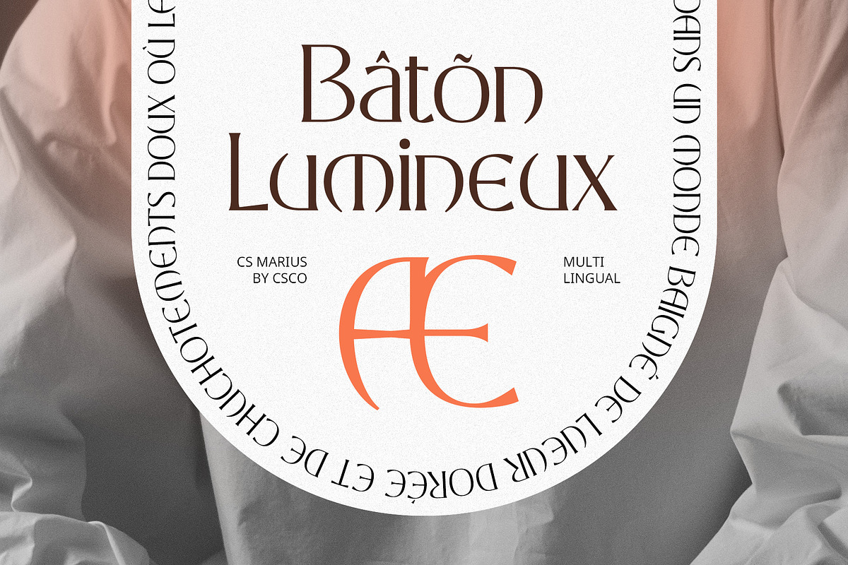 CS Marius – Classic Font, a Serif Font by Craft Supply Co. (Photo 7 of 8)