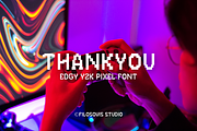 Gimbot | Edgy Y2K Pixel Font, a Sans Serif Font by filosovis (Thumbnail 5 of 5)