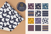 Spooky graphic collection, a Pattern Graphic by SurfaceStories (Thumbnail 2 of 9)