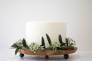 White Cake Styled Stock Photo 5